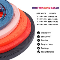 Nouvelle laisse d'entraînement pour chien en sangle adhésive en PVC, laisse imperméable pour animaux de compagnie, corde de promenade pour chien pour l'extérieur