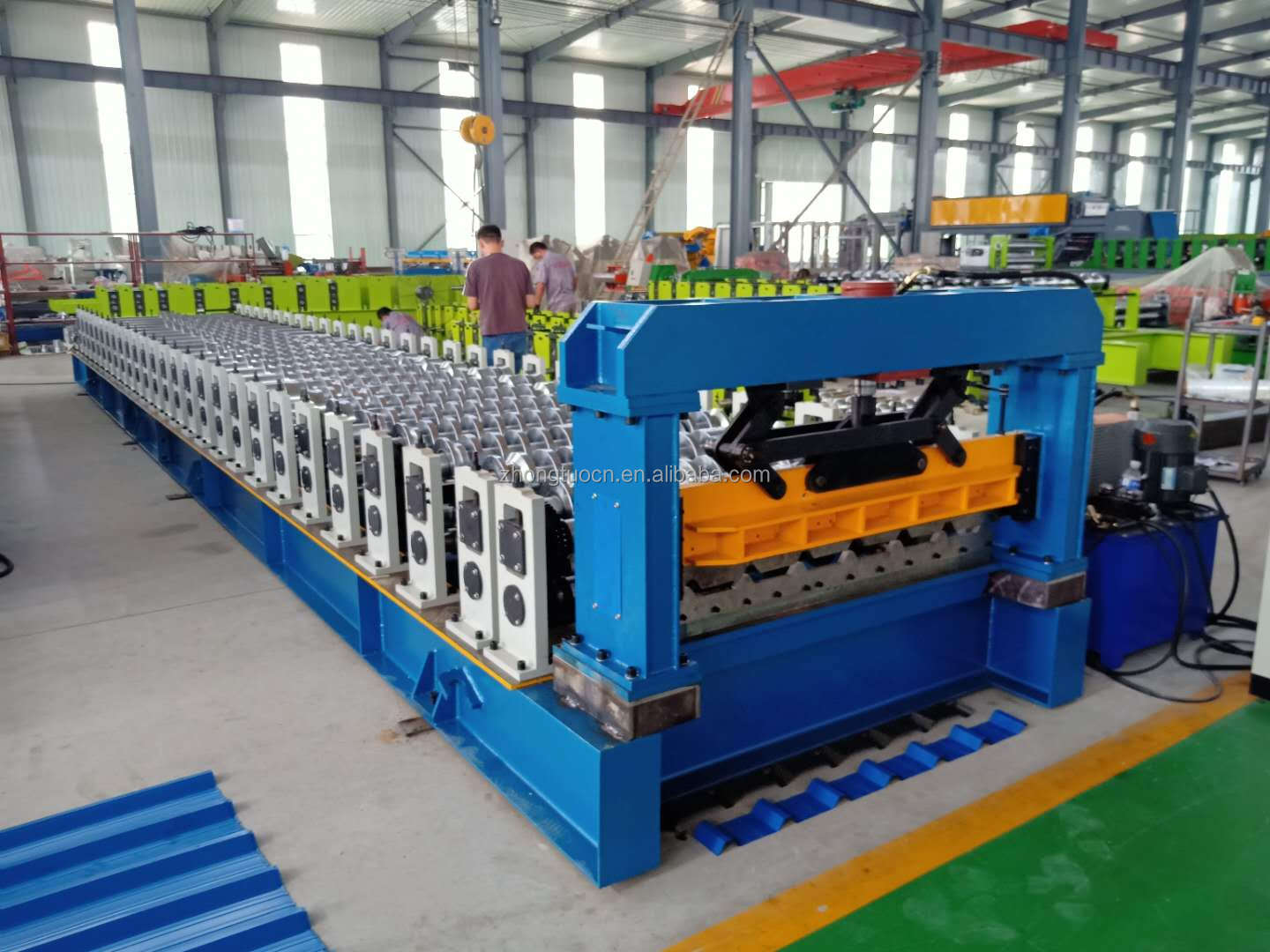 IBR metal roof roll form machine trapezoidal roof tile roll forming machine zinc roof and wall panel roll former