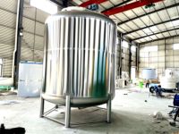 Cuve de mélange de savon liquide en acier inoxydable de 10 000 L avec agitateur et chauffage pour machine de mélange chimique