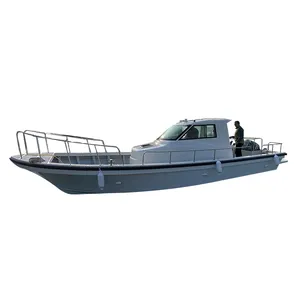 9.5m Fpr 12 Max Persons Commercial Fiberglass Center Console Fishing Panga Boat For Sale