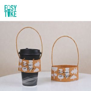 Fabricants de porte-gobelets en papier portables de haute qualité, vente directe, porte-gobelets écologiques - Product Image 1
