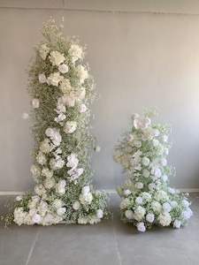 Y-I026 Vente en gros d'arche de fleurs artificielles en gypsophile, toile de fond de gypsophile, fleurs artificielles pour décoration de mariage - Product Image 5