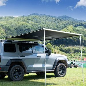Tente Pare-Soleil avec Tissu Oxford <span class=keywords><strong>pour</strong></span> la Protection Solaire, Auvent de Voiture avec Cadre en Alliage d'Aluminium, Auvent de <span class=keywords><strong>Camping</strong></span> Extérieur - Product Image 1