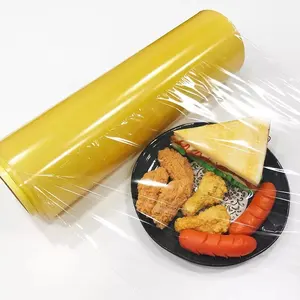 Soft Transparent PVC Cling Film Color Box With Metal Blade