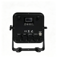 Lampe LED étanche 9x18W à piles, RGB, LED, DMX512, adaptée aux scènes de discothèque, mariages, bars et éclairages DJ