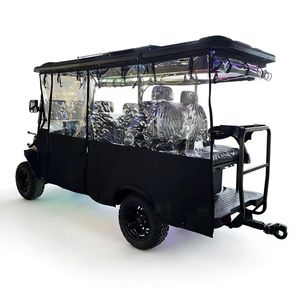 Voiturette de golf HKBG 4+2 places, transmission intégrale, double moteur 5000 Watts, haute performance, nouvelle énergie, vente en gros, haute résistance - Product Image 6