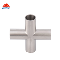 Coude de tuyauterie à serrage en acier inoxydable 304/316 DIN 3A, courbes à 90/180 degrés, résistant aux produits chimiques basse pression
