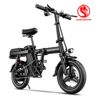 Vélo électrique pliable compact ASIAN DRAGON 3 vitesses, batterie au lithium, cadre en alliage d'aluminium, livraison transfrontalière, vente en gros, OEM