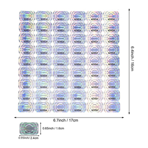 Manufacturer Professional Void Private Label Hologram Custom Security Seal Sticker - Product Image 2