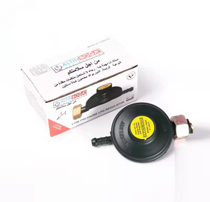 Régulateur de gaz liquéfié noir pour butane, couleur rouge pour une visibilité optimale - Product Image 3