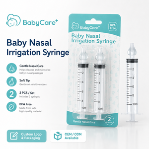 Aspirateur nasal pour bébé, irrigateur nasal, nettoyeur de <span class=keywords><strong>nez</strong></span>, dispositif de rinçage avec embout d'aspiration nasal en silicone lavable et réutilisable - Product Image 5