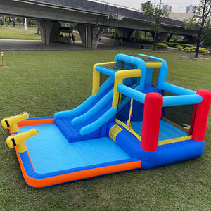 Petit château d'eau gonflable en PVC à double glissière pour la maison ou le <span class=keywords><strong>parc</strong></span> d'attractions Trampoline d'intérieur vilain extérieur pour les enfants - Product Image 3