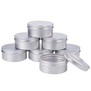 Factory Custom Aluminium Jar Container Empty Metal Can Packaging Small Round Box Candle <b>Tin</b> for Candle - Product Image 1