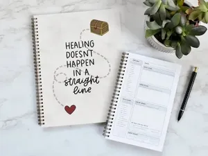 Quaderno a spirale per la salute mentale, diario guidato per adulti, donne e uomini, diario per la riflessione personale, diario per la salute mentale - Product Image 6