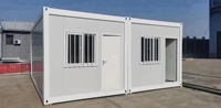 Cabine conteneur préfabriquée portable et pliable, facilement démontable pour camp minier et logement temporaire