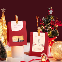 Sacs cadeaux de Noël de luxe écologiques et recyclables, impression offset, boîtes personnalisées pour petites fêtes, pour bonbons et en-cas