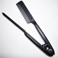 Doğrultma düzleştirici tarak büyük Tresses saç düzleştirici tarak ile firma kavrama Styling kolay tarak düğümlü saç