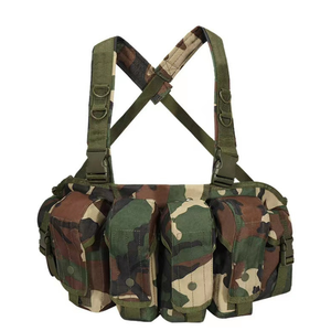 Chaleco Táctico Molle Negro Camuflaje TV04 para Cosplay CS y Uso en Campamentos, Chaleco Táctico Molle con Múltiples Bolsillos y Portaherramientas - Product Image 4