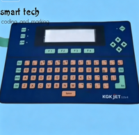 Clavier de commande d'exploitation de machine CIJ en anglais, compatible avec l'imprimante de codage KGK CCS-R