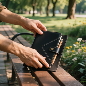 Fabricante Premium cuero <span class=keywords><strong>ordenador</strong></span> Oficina viaje accesorios A5 planificador escritorio <span class=keywords><strong>Agenda</strong></span> titular carpeta cartera cubierta - Product Image 1