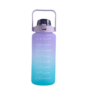 Sans Bpa 64 Oz 64 Oz <span class=keywords><strong>2</strong></span> L 2L <span class=keywords><strong>2</strong></span> <span class=keywords><strong>Litres</strong></span> <span class=keywords><strong>2</strong></span>.2L <span class=keywords><strong>2</strong></span>.<span class=keywords><strong>2</strong></span> <span class=keywords><strong>Litres</strong></span> Bouteille d'eau potable motivante en plastique pour le sport avec marqueur de temps - Product Image 1