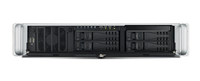 Chassis Rak HPC-7242 2U untuk Prosesor AMD 9004/9005, Motherboard ATX, 4 Tray HDD SAS/SATA Hot-Swap, RPS untuk Server