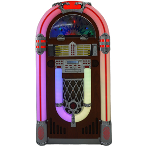 <span class=keywords><strong>Jukebox</strong></span> numérique de style rétro américain avec lecteur de disques vinyles, CD/USB/SD/télécommande - <span class=keywords><strong>Jukebox</strong></span> vintage grand format - Product Image 1