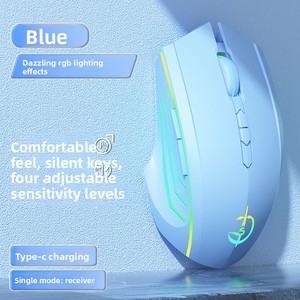 Mouse da Gaming Ergonomico Wireless Holy Sword 2.4Ghz, Silenzioso e Ricaricabile, Design Esclusivo per Uomini e Donne, per Uso su Desktop/Laptop - Product Image 1