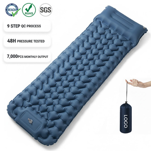 Colchón de Aire Impermeable, Duradero y Aislado con Bomba Integrada (Nailon+TPU) para 1-<span class=keywords><strong>2</strong></span> Personas, Ligero, Compacto y Altamente Portátil para Senderismo en 4 Estaciones - Product Image 1