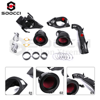 Boîtier d'admission d'air froid en fibre de carbone sèche style EVE, filtre à air à haut débit, tube d'admission d'air froid pour moteur G80 G81 M3 G82 M4 G87 M2 S58