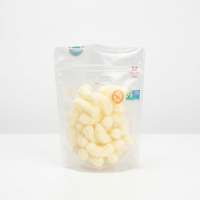 Sacs en plastique thermoscellables durables à faible MOQ pour la vente en gros, avec fermeture éclair, en PET/PE recyclable, pour aliments pour bébés, biscuits et gâteaux
