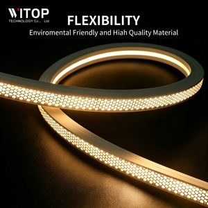 Tira de <span class=keywords><strong>Luz</strong></span> LED de Silicona Antideslumbrante IP67 de 1616, 24 V, 16 mm x 16 mm, Flexible, para Iluminación Lineal de Hoteles y Arquitectura - Product Image 1