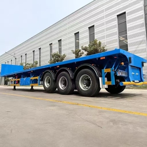 Meilleure Vente sur le Marché Africain : Semi-Remorque Plateau 3 Essieux 40-60T Durable pour le Transport de Conteneurs Lourds dans l'Exploitation Minière et l'Agriculture - Product Image 4