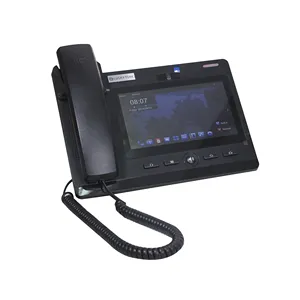 전문 뜨거운 판매 최고 판매자 OEM 데스크탑 스마트 비디오 SIP 전화 안드로이드 시스템 오디오 에코 IP SIP PA 시스템