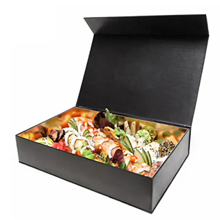 custom size and logo takeaway paper sushi togo box tray