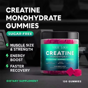 Private Label Pre Workout Supplement <b>Creatine</b> Monohydrate Energy Gummy <b>Creatine</b> Gummies for Muscle Growth Pills - Product Image 3