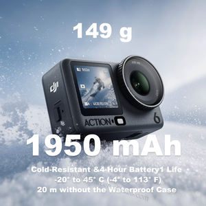 DJI Osmo Action 6 Standard Combo, 4 Ore di Autonomia della Batteria, Stabilizzazione Robusta con Rotazione a 360° °   Action Camera HorizonSteady 4K - Product Image 3