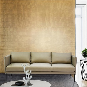 Alemania cuero marrón BONANZA años 40 vip diseño CKD TV casa habitación muebles sofás - Product Image 5