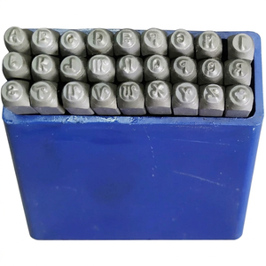 High Quality SUNTOOLS/STIPL Model 569O(I-VI) Stainless Steel Repouse <b>Punches</b> <b>Set</b> Penguin Letter Upper <b>Set</b> 27 (2.0MM) Mould - Product Image 1