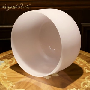 Ciotola di cristallo 12 pollici classica caramella colorata di cristallo smerigliato per la personalizzazione del produttore di meditazione Yoga - Product Image 5