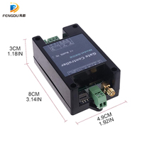 Ouvre-porte de garage GSM Interrupteur à relais unique Contrôleur d'accès à distance pour portail électrique par appel gratuit Ouvre-porte sans fil G202 2G