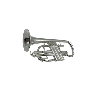 Seasound Chất lượng cao jyct408s BB Key <span class=keywords><strong>Cornet</strong></span> trumpet brass cơ thể với mạ bạc kích hoạt và phím OEM - Product Image 3