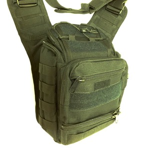 <span class=keywords><strong>Bolso</strong></span> táctico cruzado para el pecho, <span class=keywords><strong>bolso</strong></span> de hombro multifuncional de tela Oxford para exteriores, resistente al desgaste, impermeable, bolsa para equipo de ventilación - Product Image 4