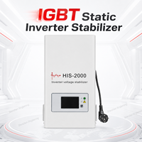 Stabilisateur de tension statique IGBT monophasé automatique AVR 2KVA 3KVA 5KVA, régulateur onduleur pour machine CNC PLC 220V