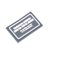 Autocollant en silicone 3D à la mode Patch en PVC en caoutchouc transparent à micro injection