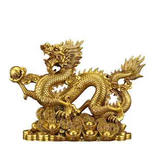 Chinese Fengshui Nieuwjaar Draak Zodiac Souvenir Dragon Souvenir Dragon Beeldje Harsen Boeddha Voor Huisdecoratie No Fade