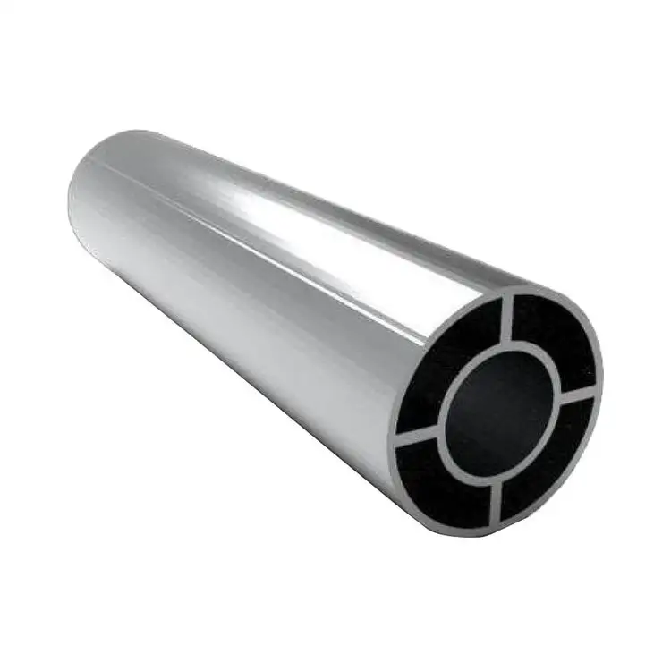 6061 T6 алюминиевый экструзионный профиль алюминиевая Экструзионная трубка с гибким порошковым покрытием экструдированный алюминиевый сплав