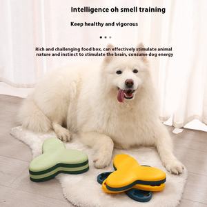 New chống nghẹn chậm thực phẩm tấm tròn mô hình rắn thân thiện với môi nhựa con chó bát chống trượt không thấm nước IPX5 Pet đồ chơi - Product Image 5