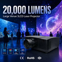 Projecteur laser de cartographie 20 000 lumens avec correction de géométrie par fusion des images pour projection 3D