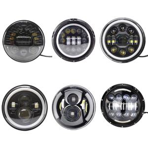 TIYPEOR通用7英寸发光二极管汽车摩托车前照灯H4高/低光束组件灯投影仪前照灯 - Product Image 1